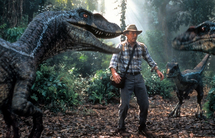 Bilde fra Jurassic Park.