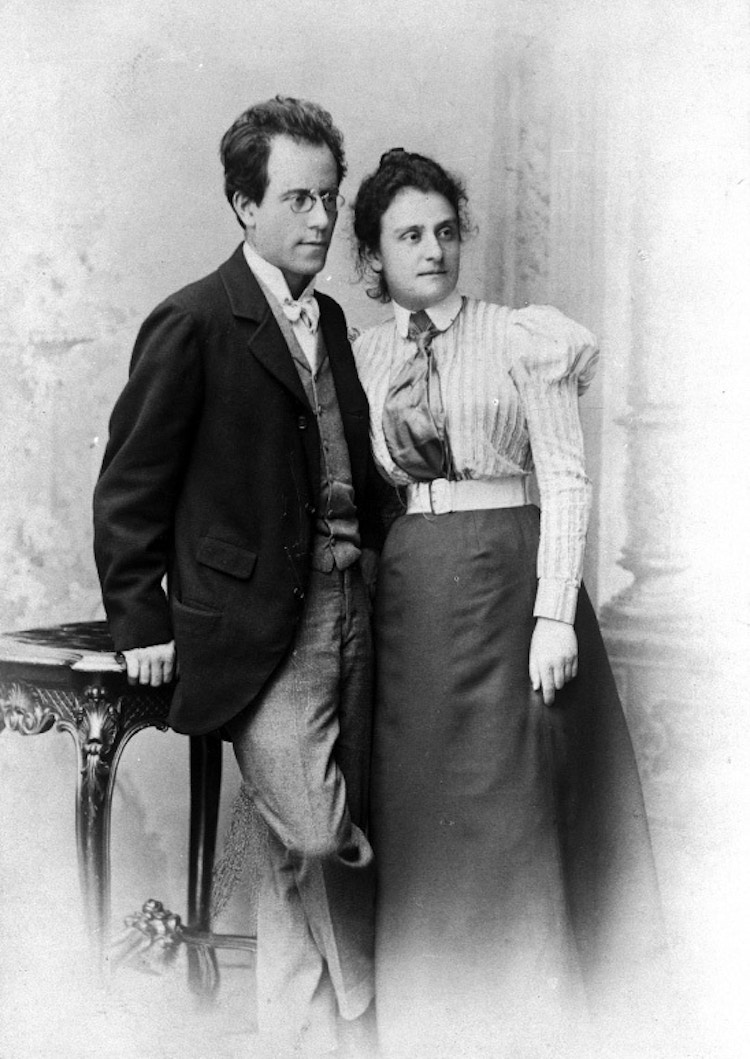 Gustav Mahler og søsteren Justine.