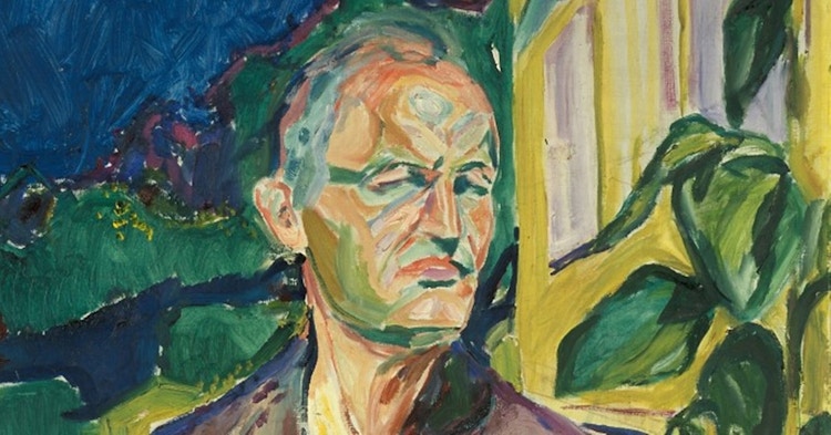 Edvard Munch selvportrett