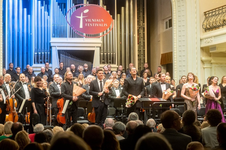 Lithuanian National Symphony Orchestra and Oslo Philharmonic at opening concert of Choir Vilniaus Festivalis 2022